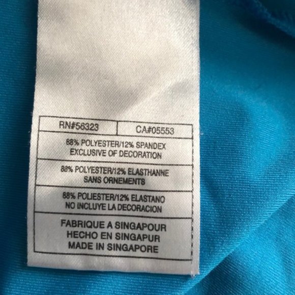 Aqua blue NIKE FIT DRY sports tank - Picture 5 of 7